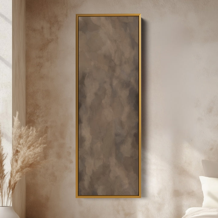 Narrow Wall Art Earthy Brown Minimalist For Hallway