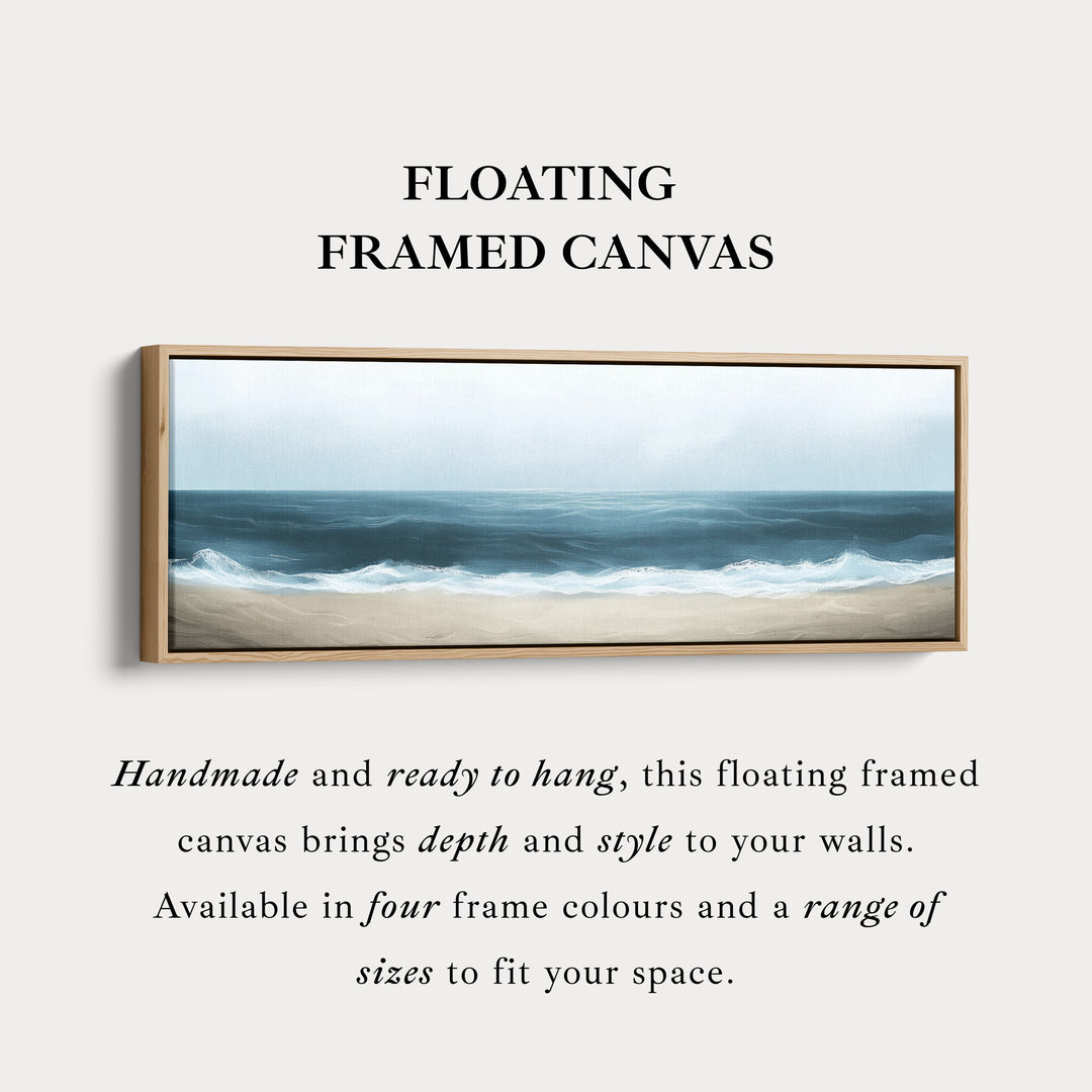 Abstract Strand Groot Canvas Muurkunst