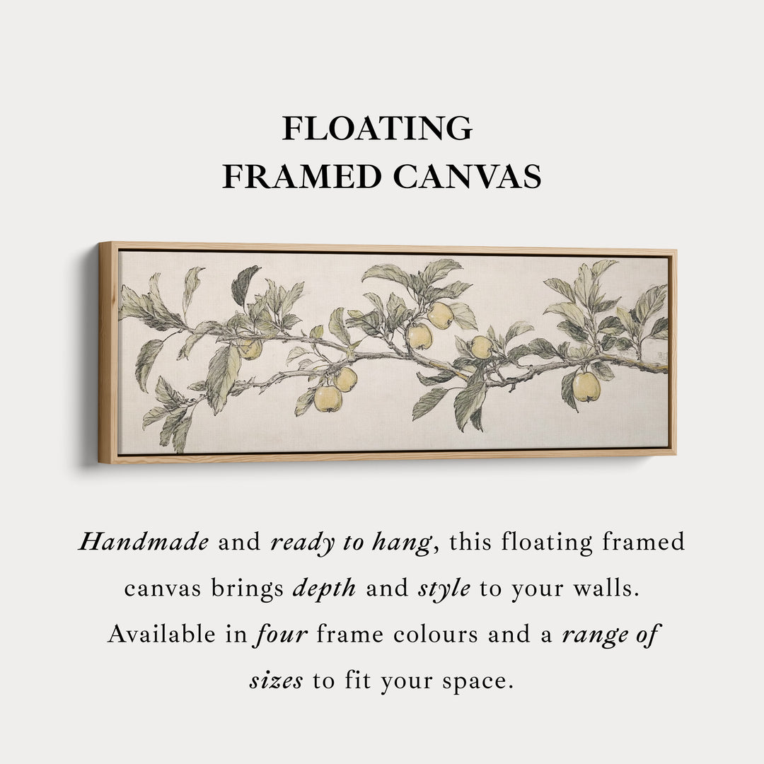 Appelboom Boven Bed Decor Geïnlijst Canvas Wanddecoratie