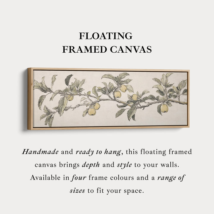 Appelboom Boven Bed Decor Geïnlijst Canvas Wanddecoratie