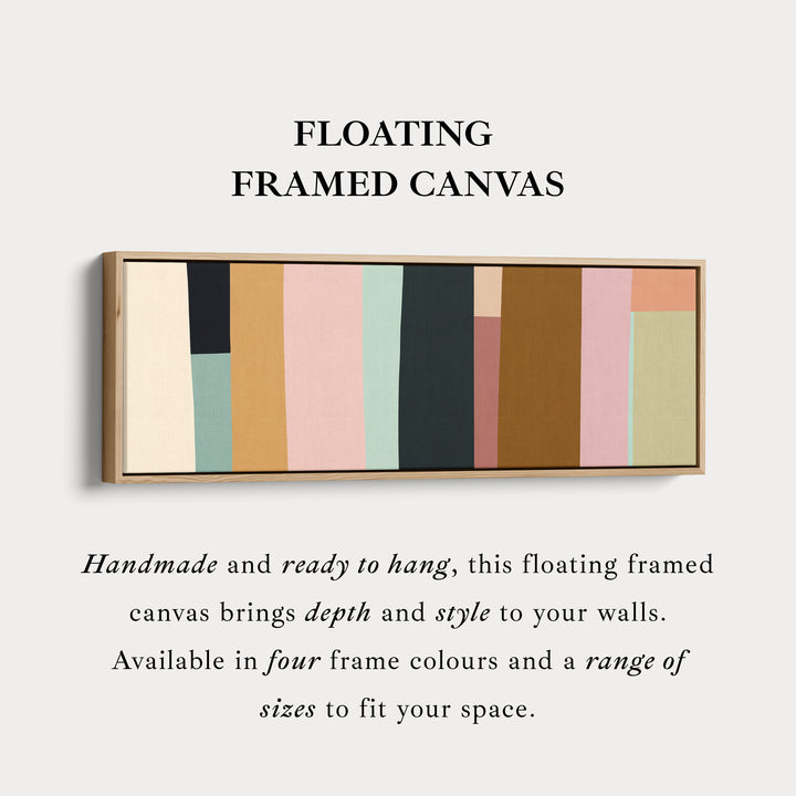 Minimalist Living Room Muted Horizontal Wall Decor Long Narrow