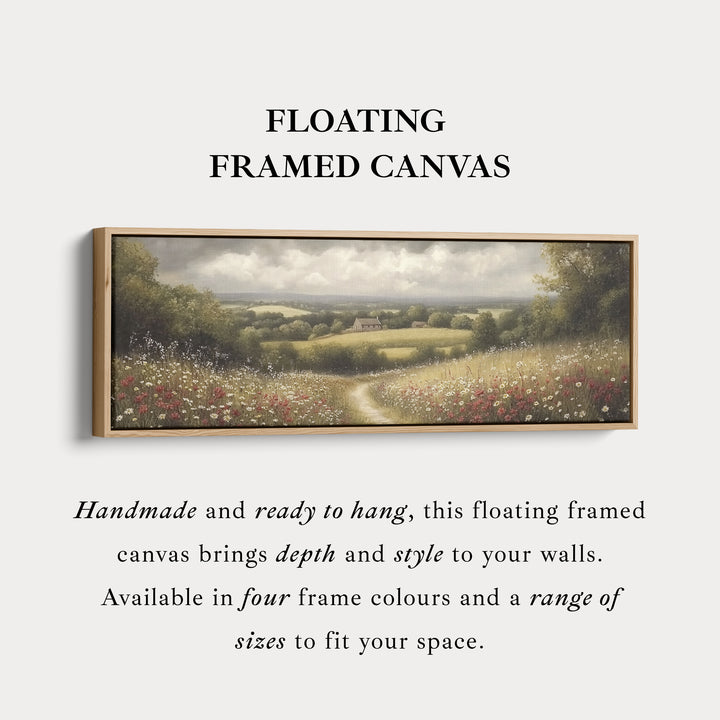 Living Room Horizontal Wall Art Vintage Countryside