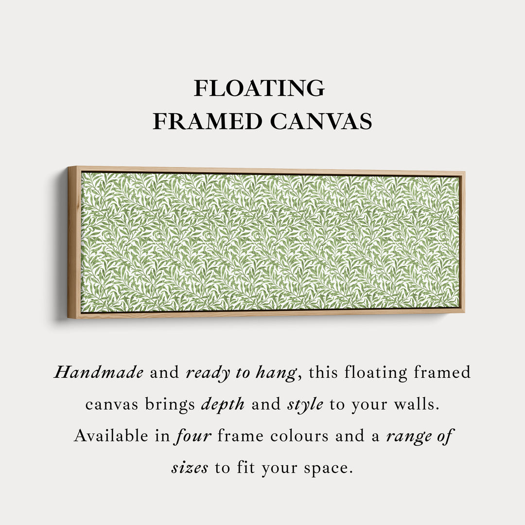 Botanische William Morris Wilgentak Smalle Lange Wanddecoratie