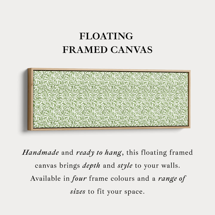 Botanische William Morris Wilgentak Smalle Lange Wanddecoratie