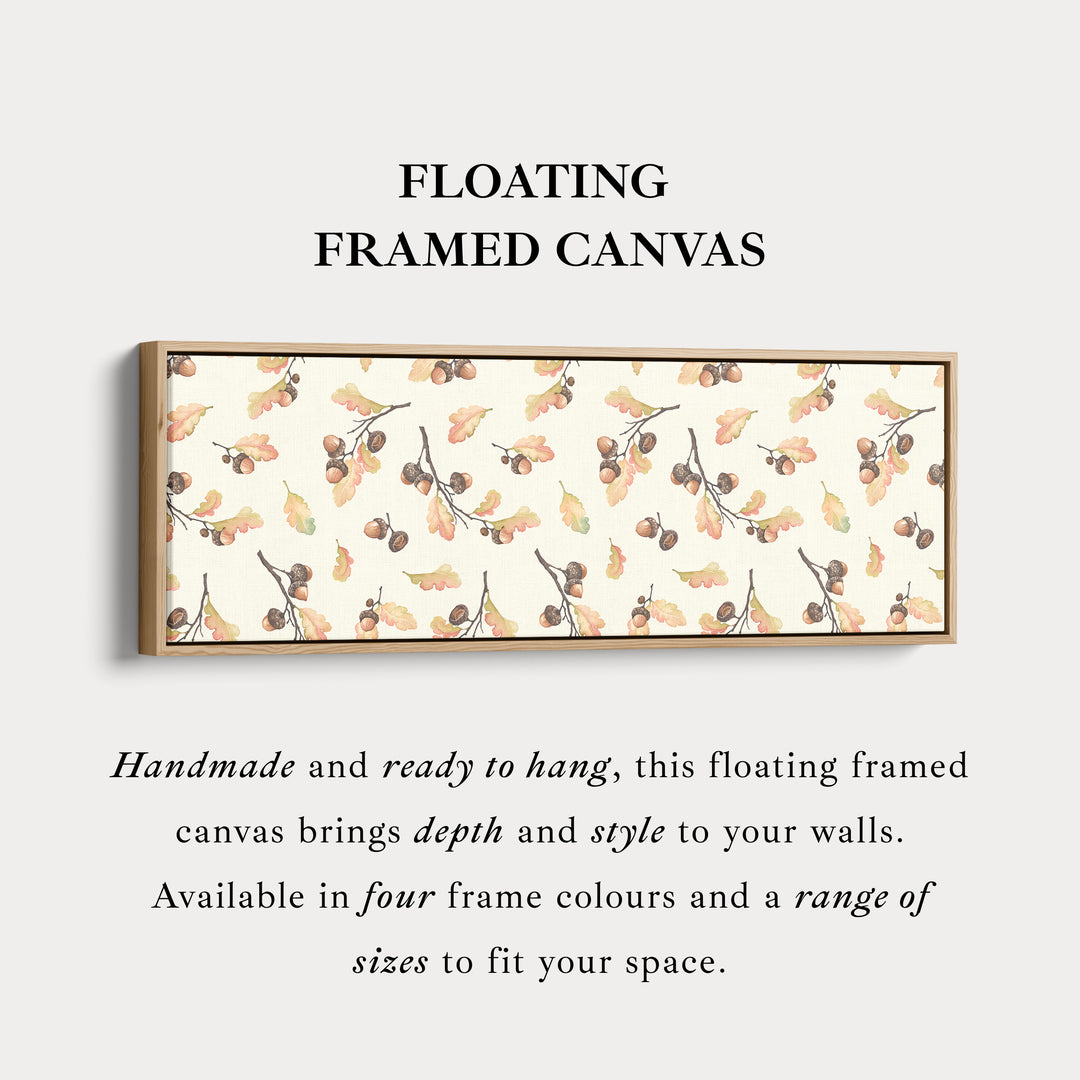 Eikel Boven Bed Muurdecoratie