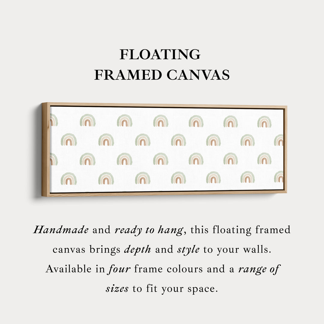 Boho regenbogen lange smalle kinderkamer muurdecoratie