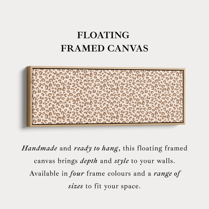 Luipaardprint Lange Horizontale Wanddecoratie