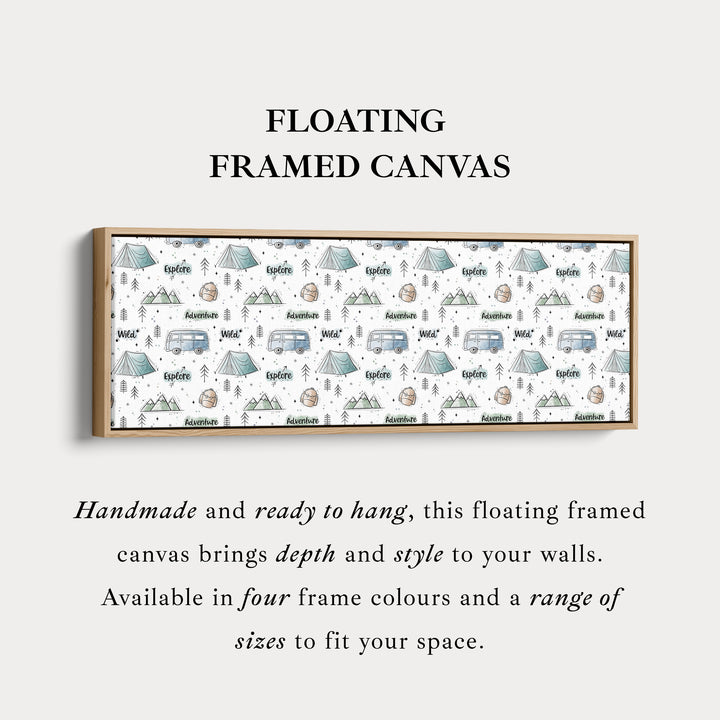 Camping Avontuur Kinderkamer Smalle Slanke Muurdecoratie