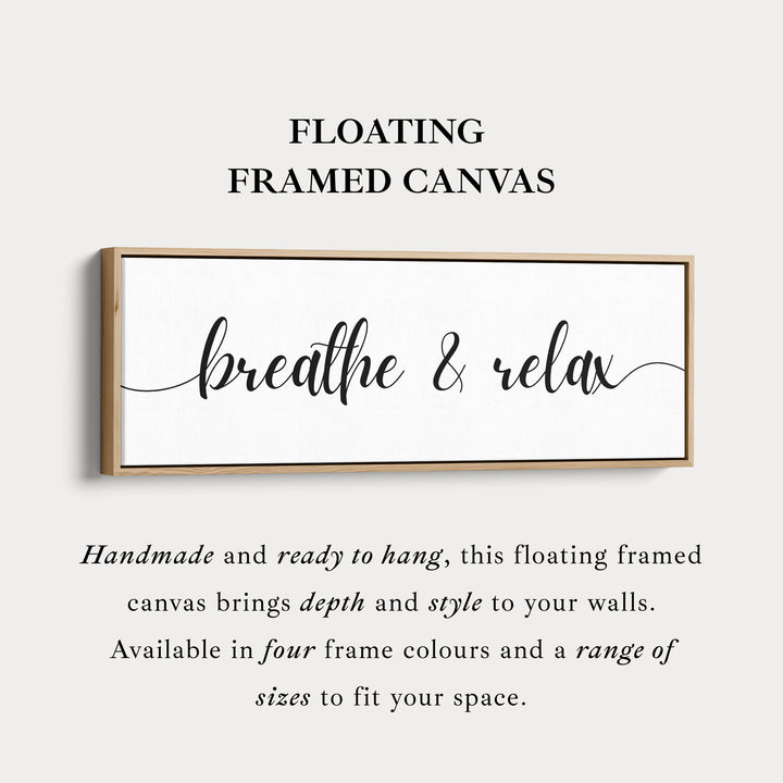 Horizontal Wide Narrow Above Bed Wall Decor Typography