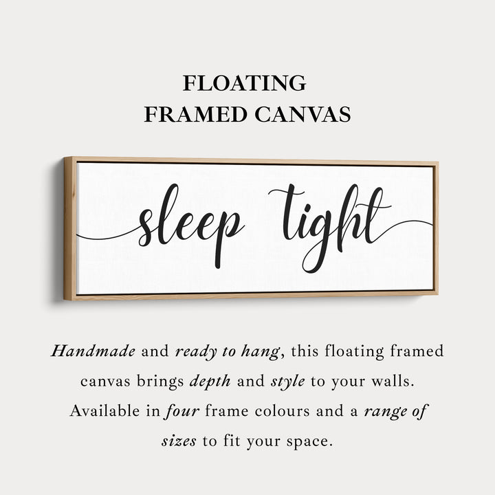 Boven Bed Muurdecoratie Lange Panoramische 'Slaap Lekker'