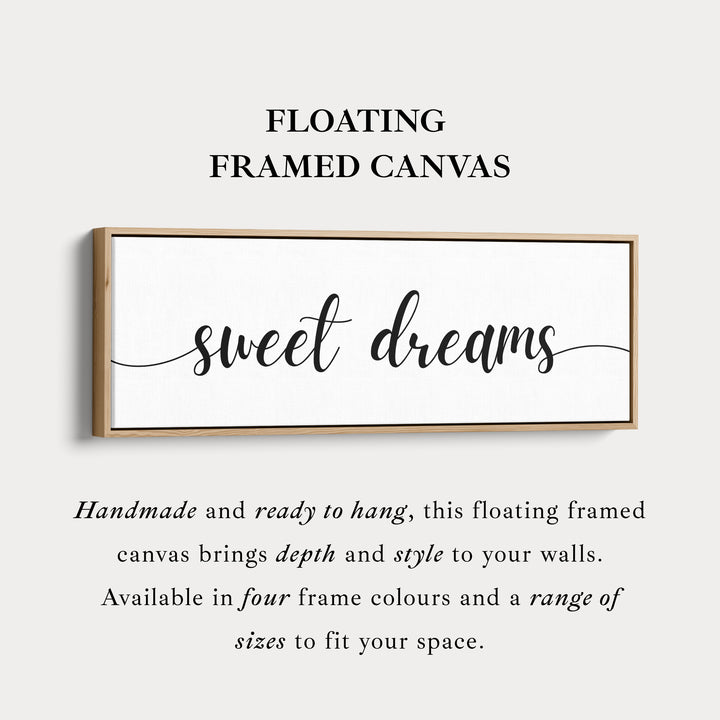 Slaapkamer voor gasten boven bed wanddecoratie - Zoete dromen