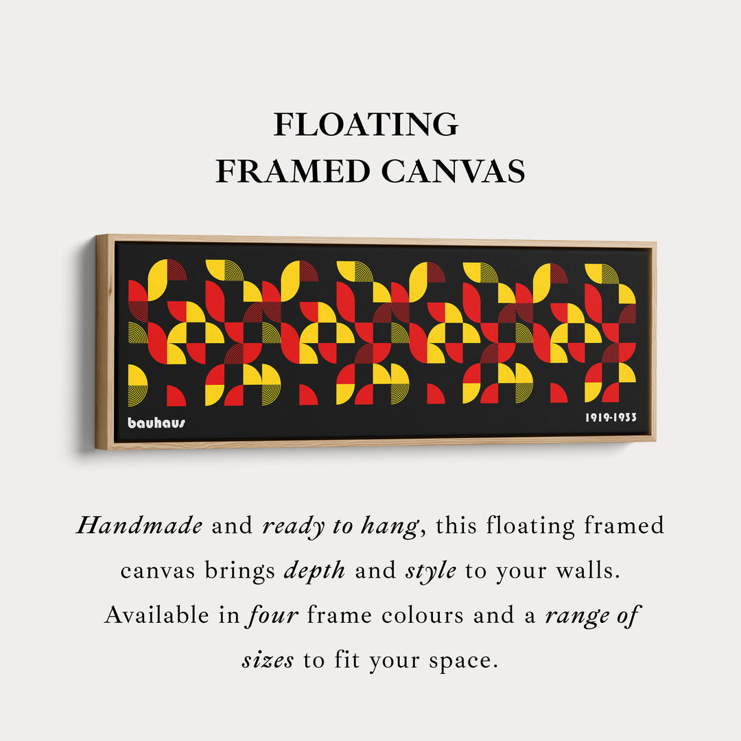 Smalle Boven Bed Wanddecoratie Grote Gevulde Bauhaus Modern