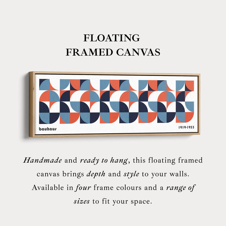 Lang ingelijste woonkamer wanddecoratie moderne Bauhaus