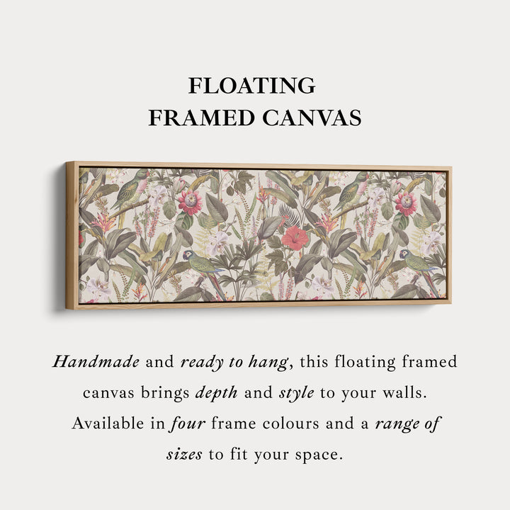 Above Bed Soft Yellow Floral Botanical Canvas Wall Art