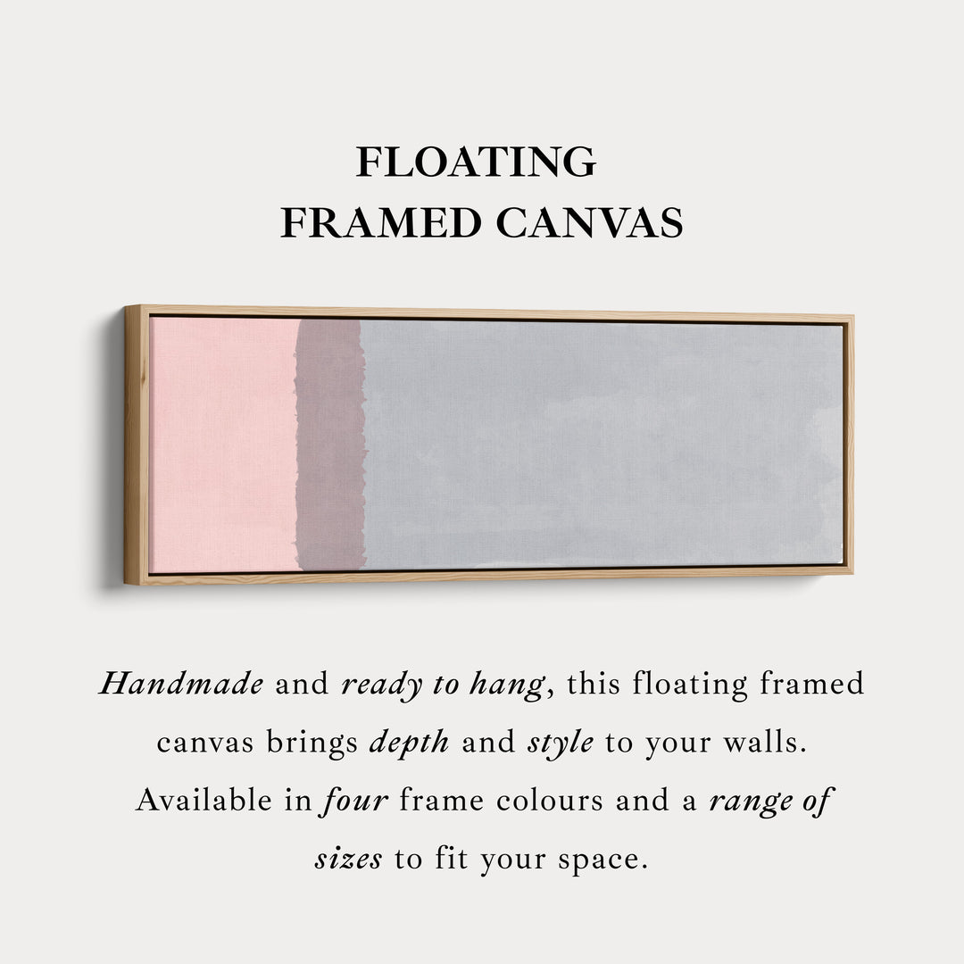 Wide Wall Art Soft Grey And Mauve Neutral For Bedroom Or Living Room