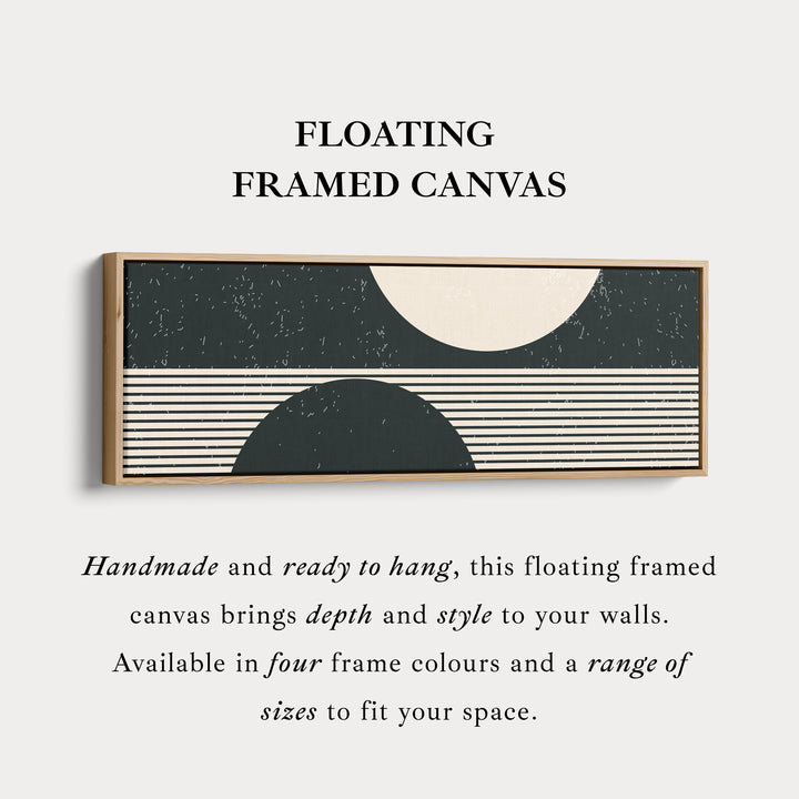 Long Narrow Canvas Beige Black Skinny Wall Art For Bedroom Or Hallway