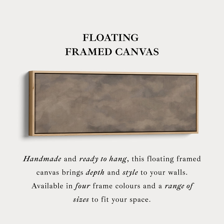 Horizontal Wall Art Earthy Green And Brown Abstract For Living Room