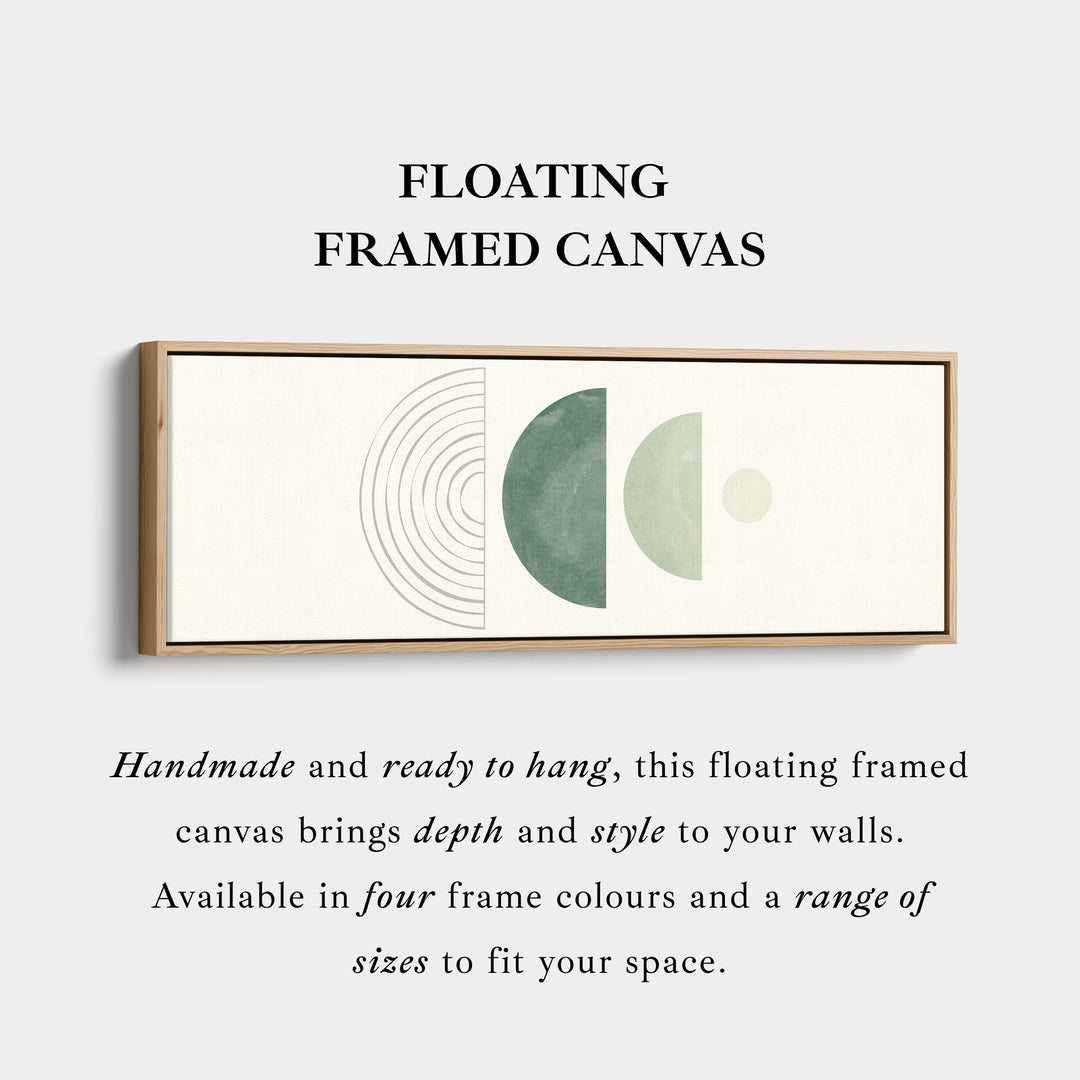 Above Bed Art Soft Green Circles And Lines For Calm Bedrooms