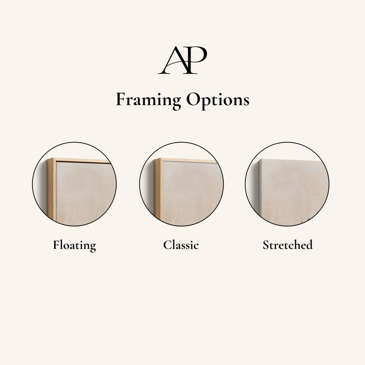 Three Panel Wall Art Abstract Brush Stroke Composition For Dining Room