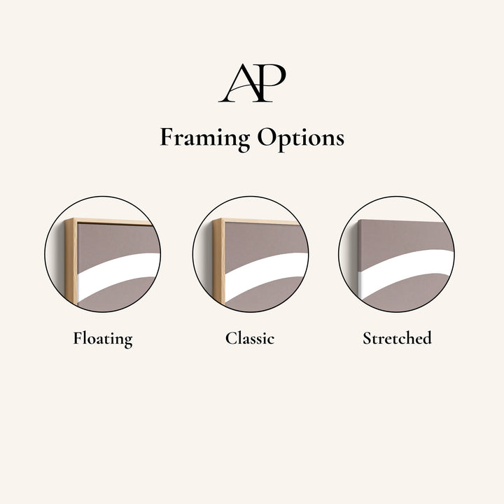 Minimalist Curved Line Large Scale Wall Art Set For Office