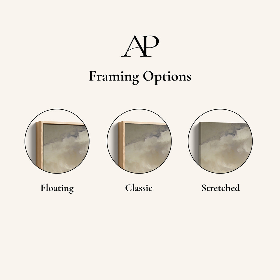 Dramatic Clouds 3 Piece Wall Art Set for Hallway