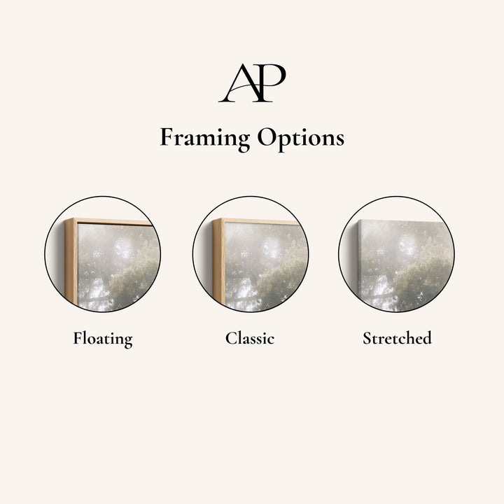 Misty Woodland Vertical Triptych Wall Art For Hallway