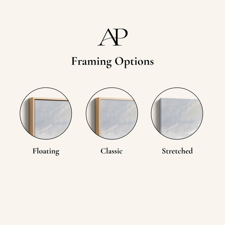 Soft Abstract Clouds Large Scale Wall Art Set For Office