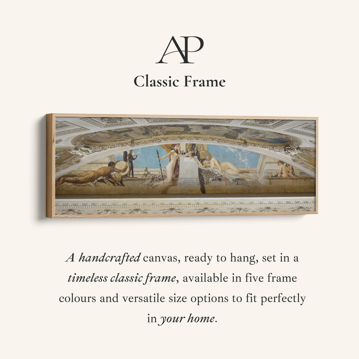 Wide Wall Art Gustav Klimt Classical Mural For Hallway Famous Art Scene