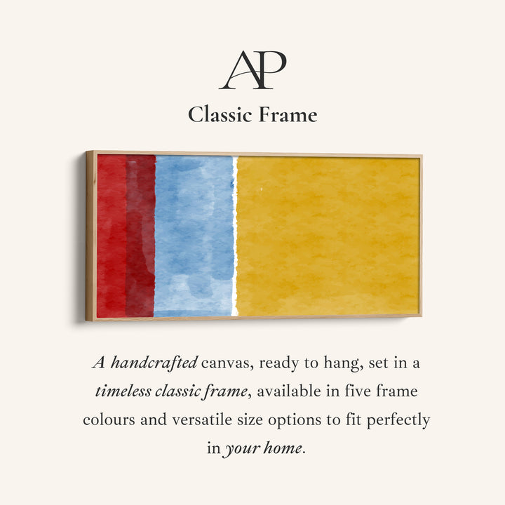 Wide Wall Art Vertical Stripe Trio Statement Wall Decor Office