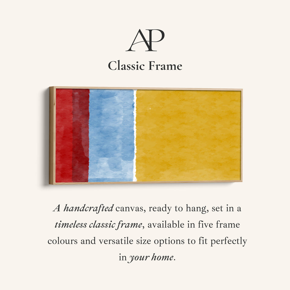 Wide Wall Art Vertical Stripe Trio Statement Wall Decor Office