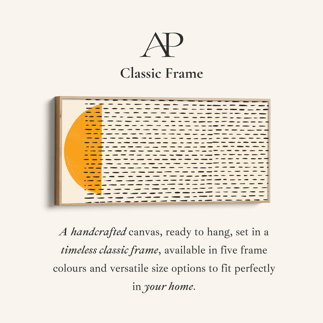 Wide Canvas Yellow Half Circle Pattern Extra Wide Canvas Kitchen