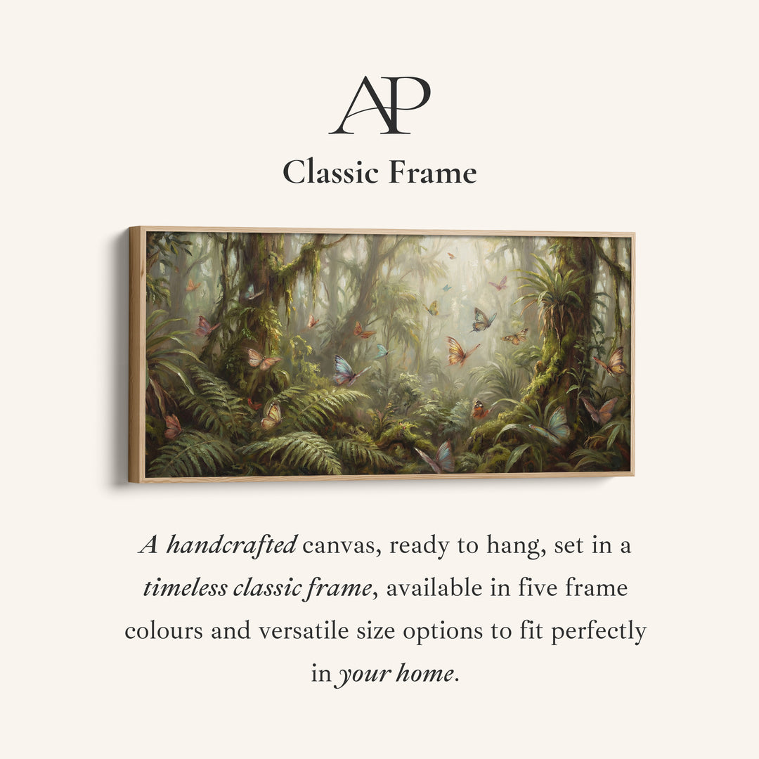 Enchanted Forest horizontal wall art Butterflies Statement Wall Decor Bedroom