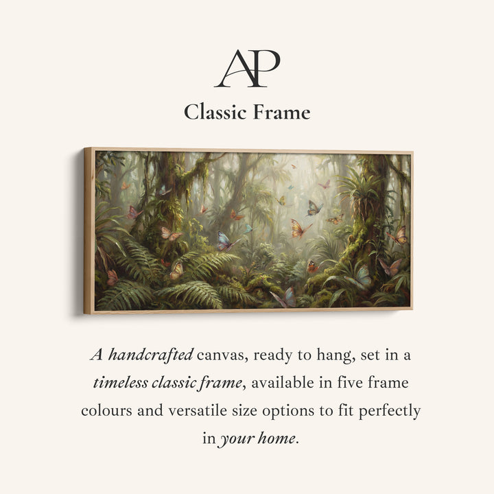 Enchanted Forest horizontal wall art Butterflies Statement Wall Decor Bedroom