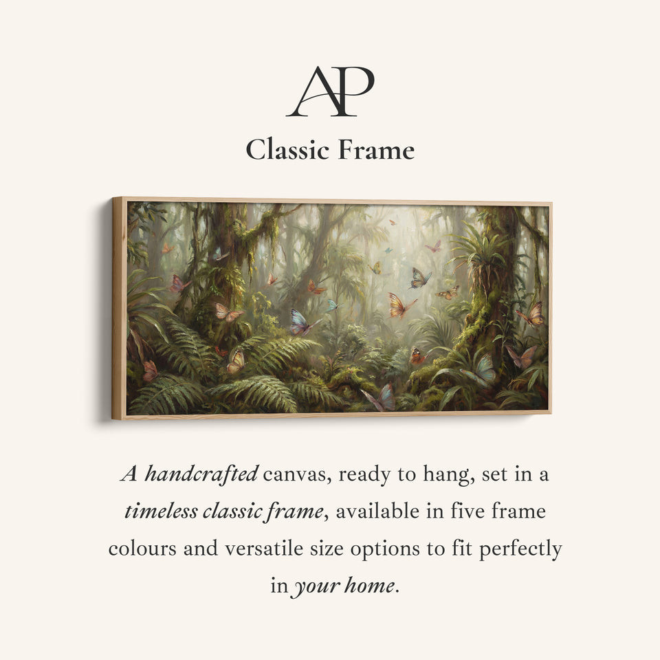 Enchanted Forest horizontal wall art Butterflies Statement Wall Decor Bedroom