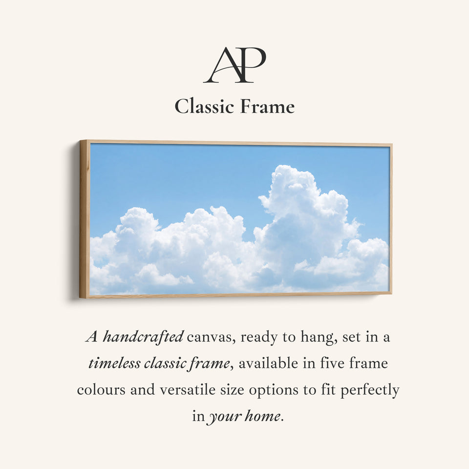 Heldere Cumulus Lange Wanddecoratie Statement Wanddecoratie Voor Hal