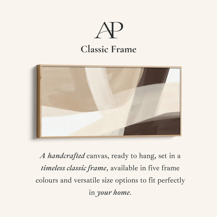 Soft Ribbons Bedroom Wall Art Extra Wide Canvas For Hallway