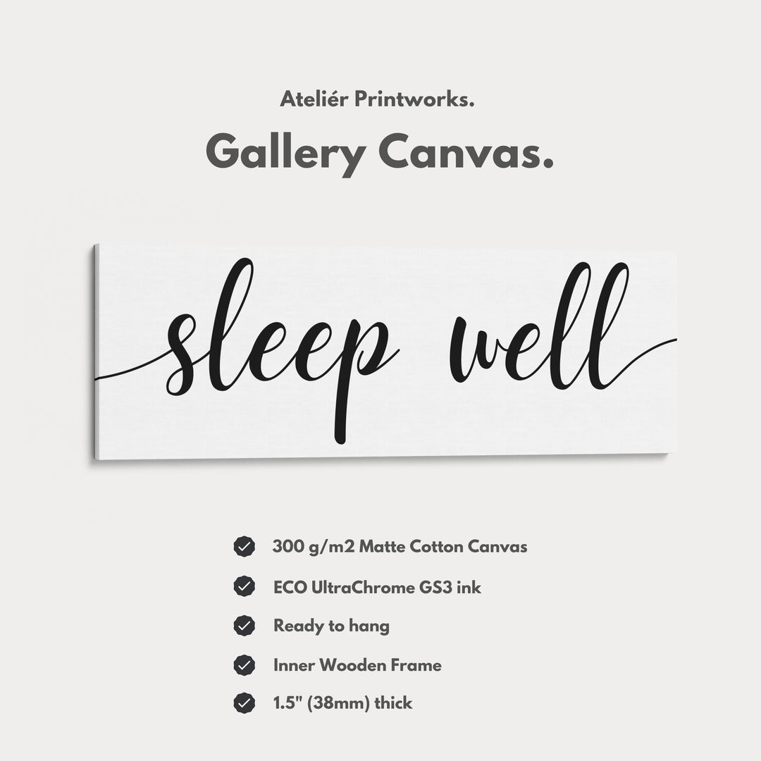 Master Bedroom Above Bed Wall Art - Sleep Well - H0321
