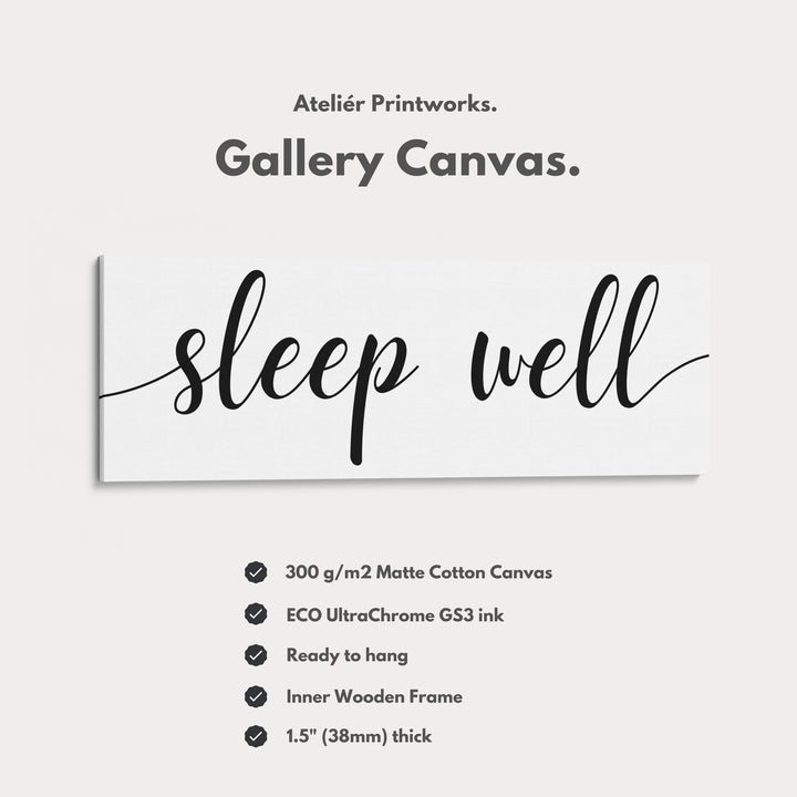Master Bedroom Above Bed Wall Art - Sleep Well - H0321