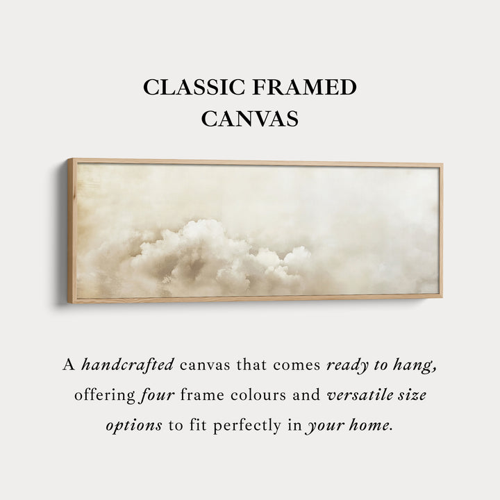 Wall Art For Bedroom Above Bed - Vintage Clouds