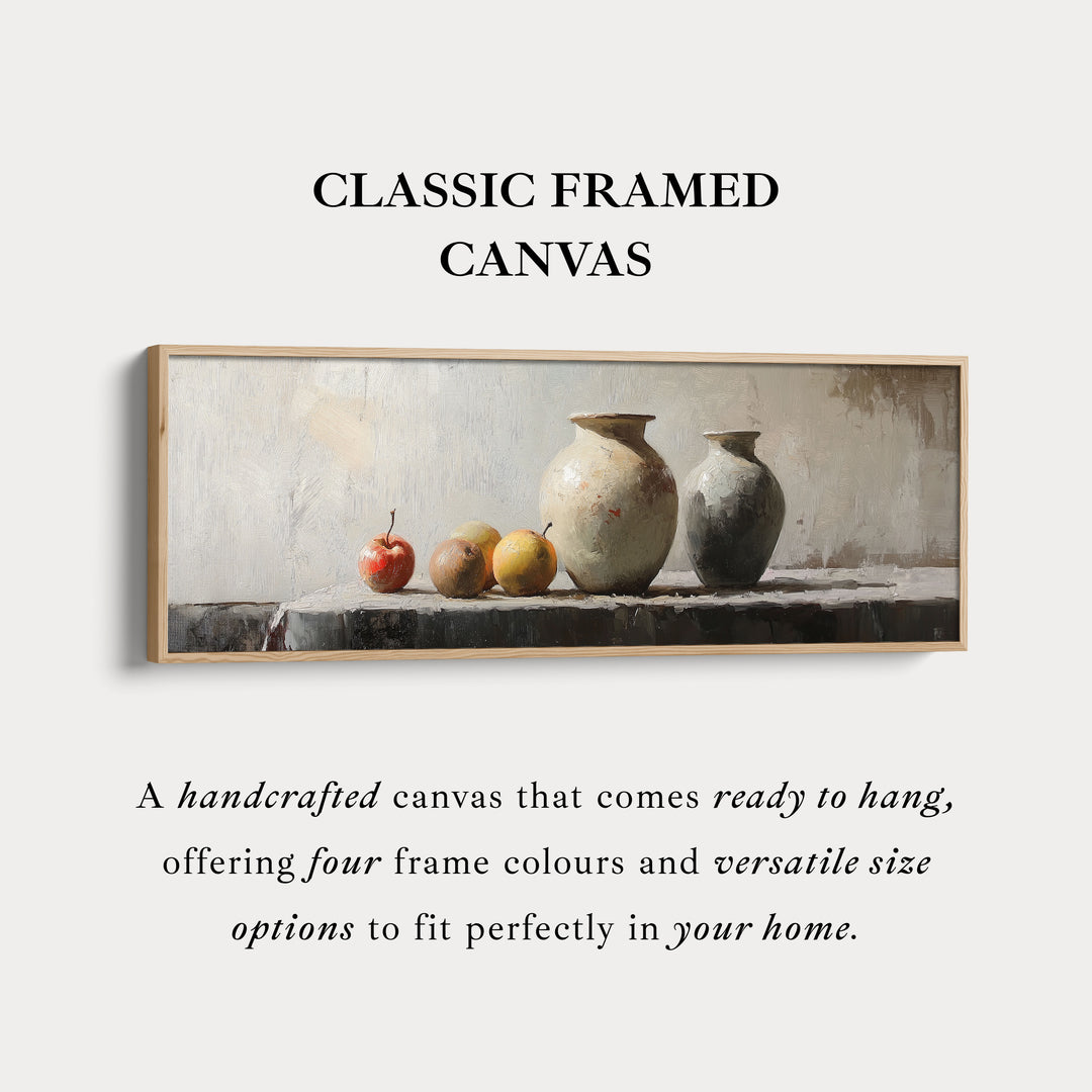 Keuken Lang Smal Muurkunst Groot Ingelijst Canvas Schilderij