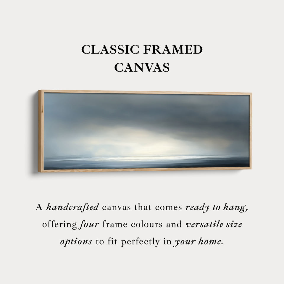 Abstract Sunset Long Skinny Above Bed Wall Decor