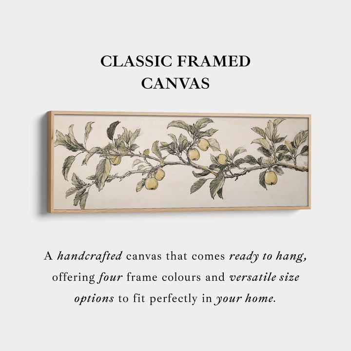 Appelboom Boven Bed Decor Geïnlijst Canvas Wanddecoratie