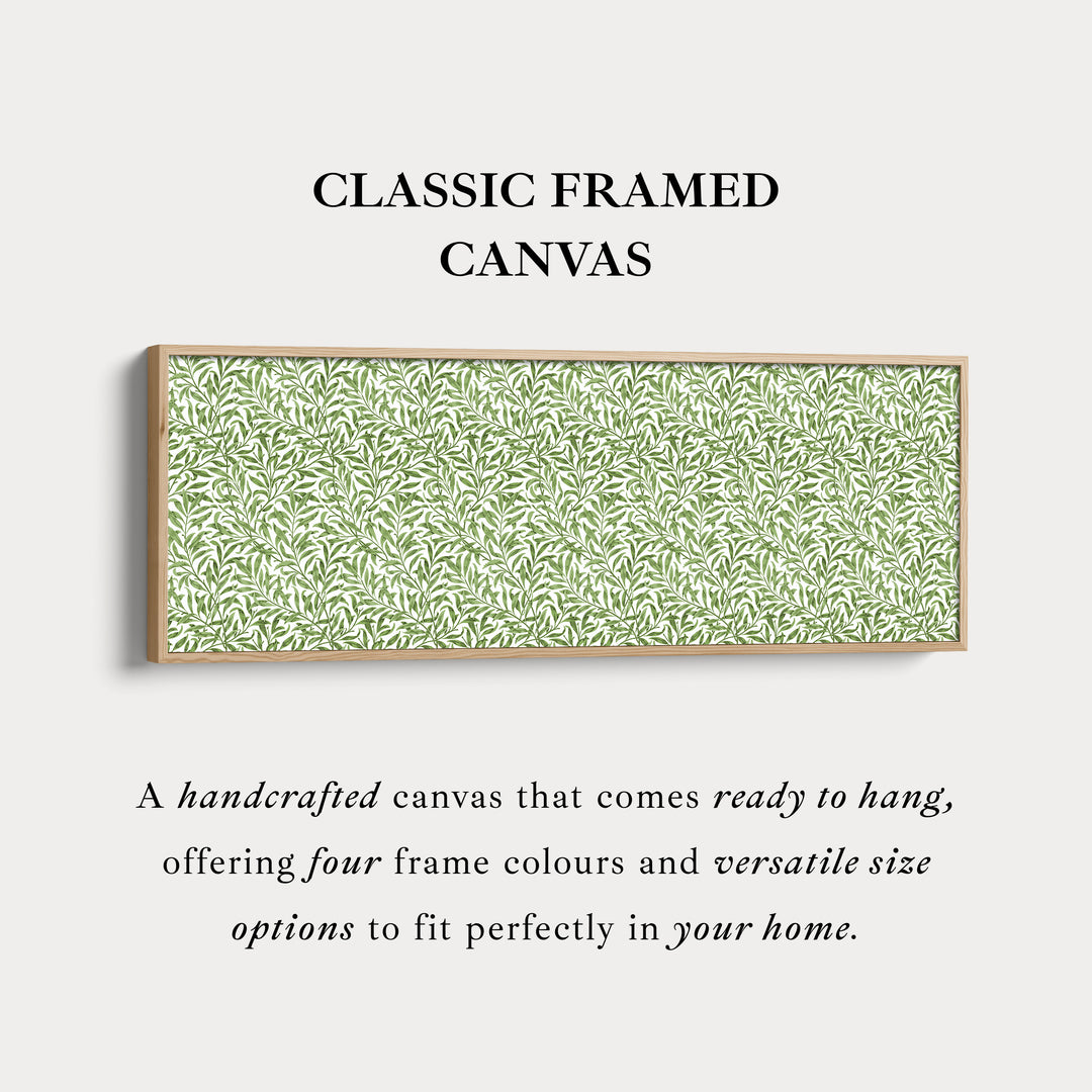 Botanische William Morris Wilgentak Smalle Lange Wanddecoratie