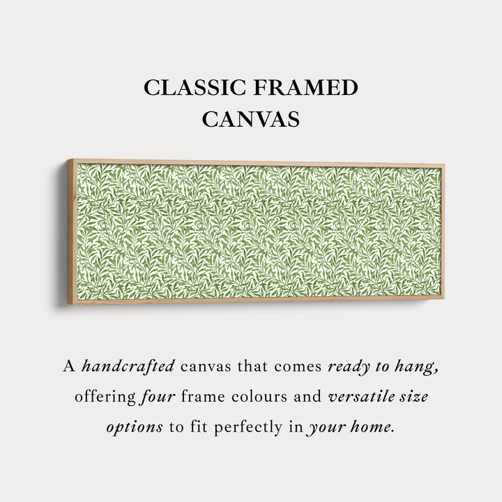 Botanische William Morris Wilgentak Smalle Lange Wanddecoratie