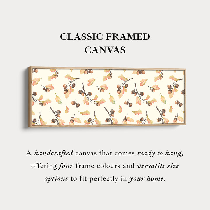 Eikel Boven Bed Muurdecoratie