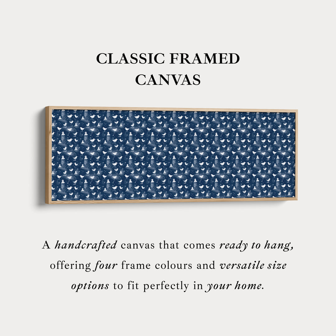 Meeuwen & Vuurtorens Lange Smalle Panoramische Muurdecoratie