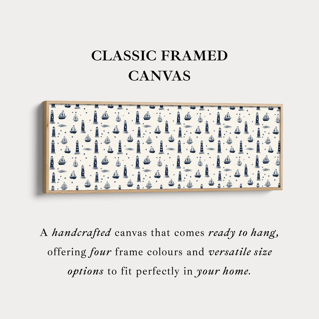 Boten & Vuurtorens Lange Smalle Panoramische Muurdecoratie