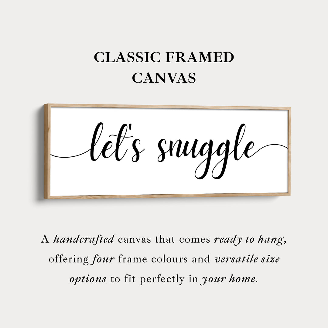 Slaapkamer Boven Bed Decor 'Laten We Knuffelen'