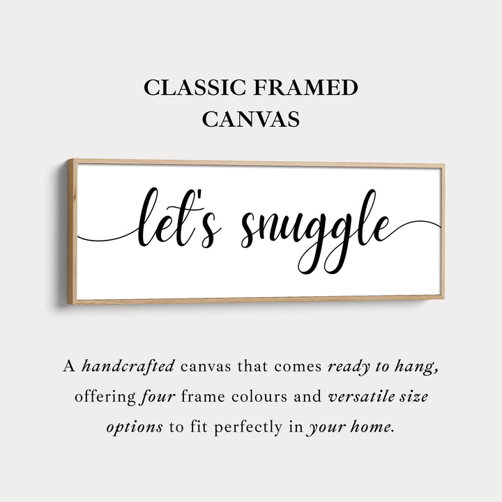 Slaapkamer Boven Bed Decor 'Laten We Knuffelen'