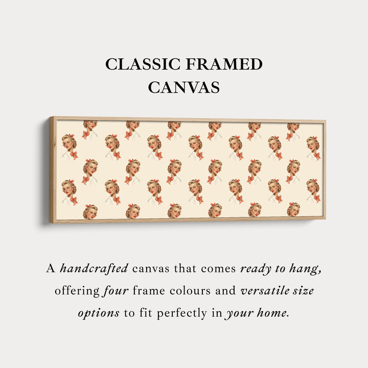 Die schmale, lange Wanddekoration im Vintage-Stil